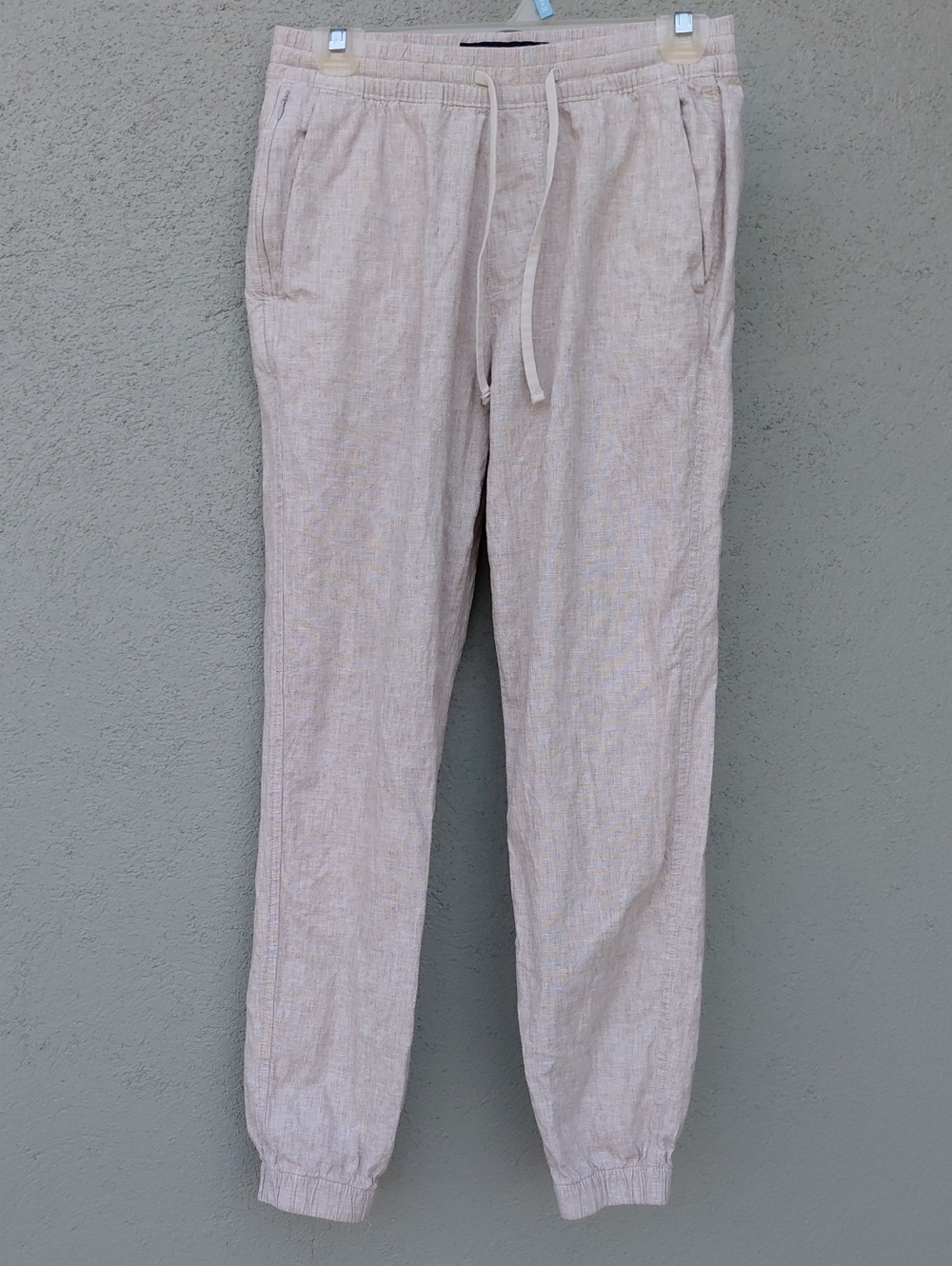 Abercrombie & Fitch Stretch Linen-blend Pull-on Joggers Men's Small